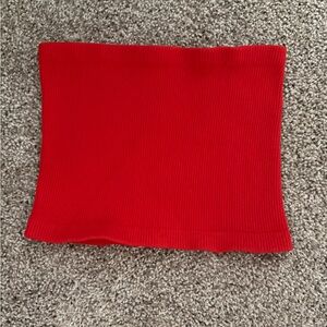 Free people red tube top size xs/s